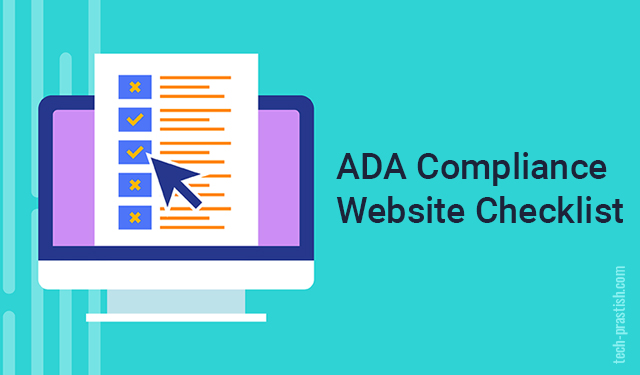 ADA compliance website checklist