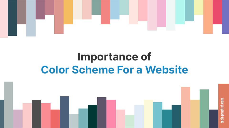 mportance of color scheme for a website